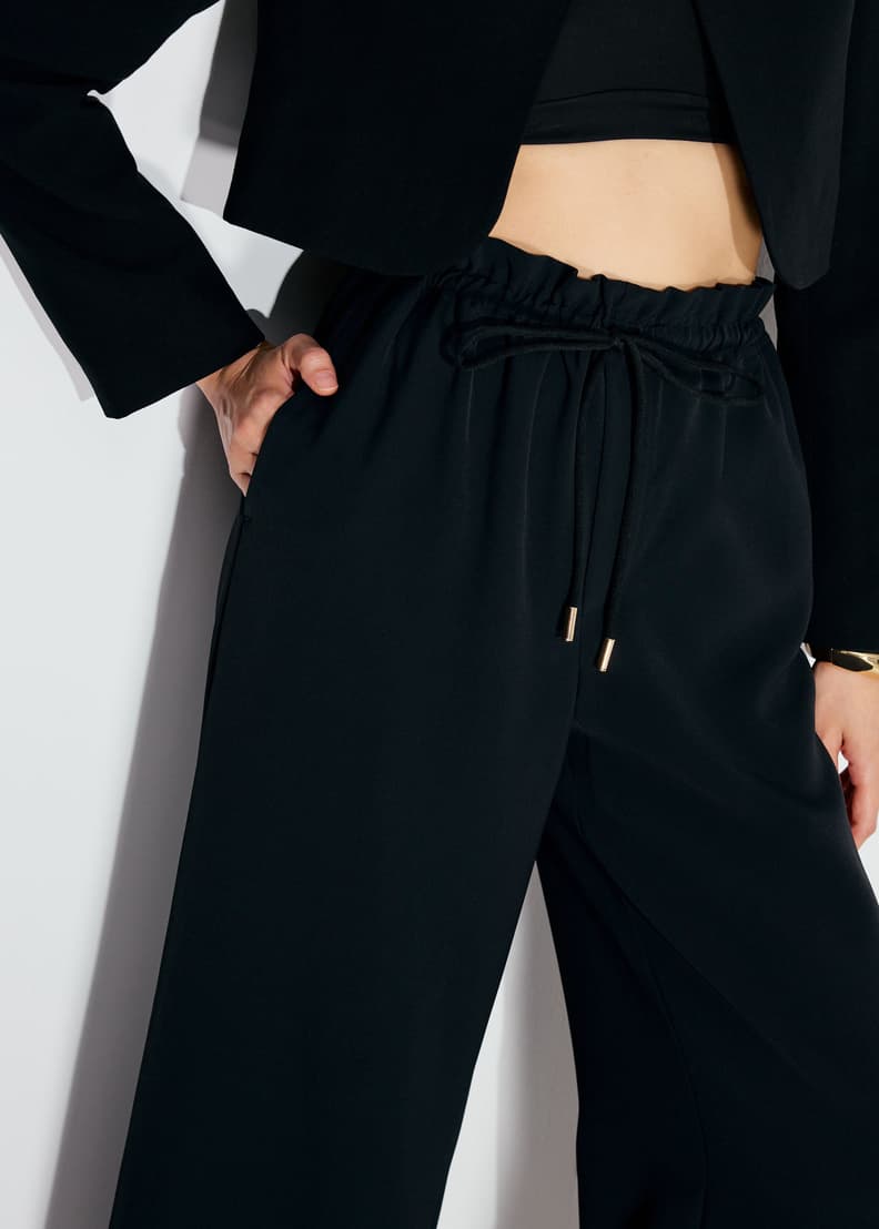 Elastic Drawstring Straight Leg Pants | Love, Bonito SG