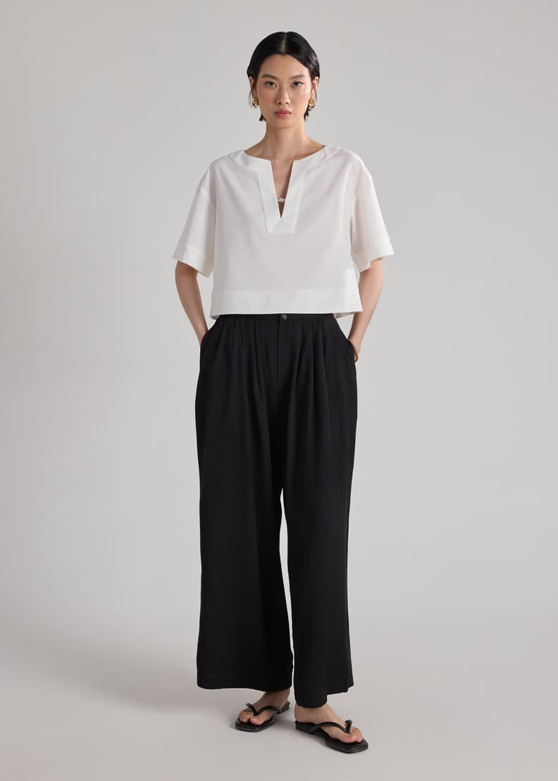 Pleated Wide Leg Pants | Love, Bonito SG