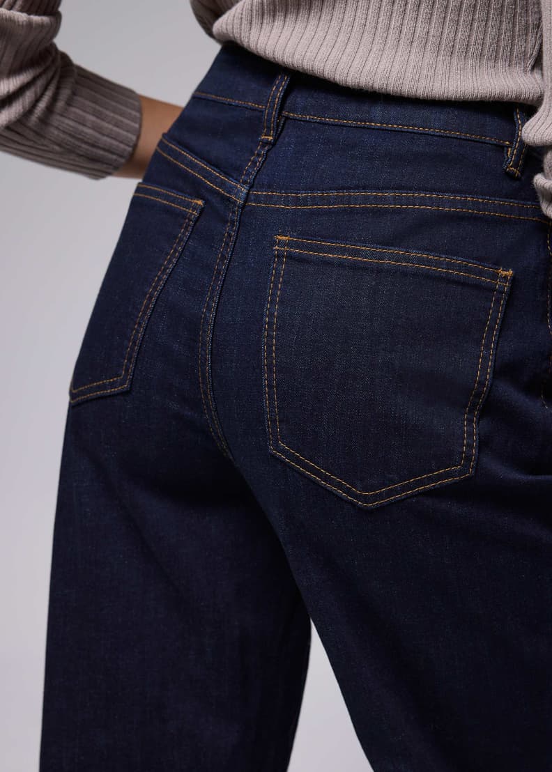 Leggy™ Denim Pintuck Straight Leg Jeans | Love, Bonito SG