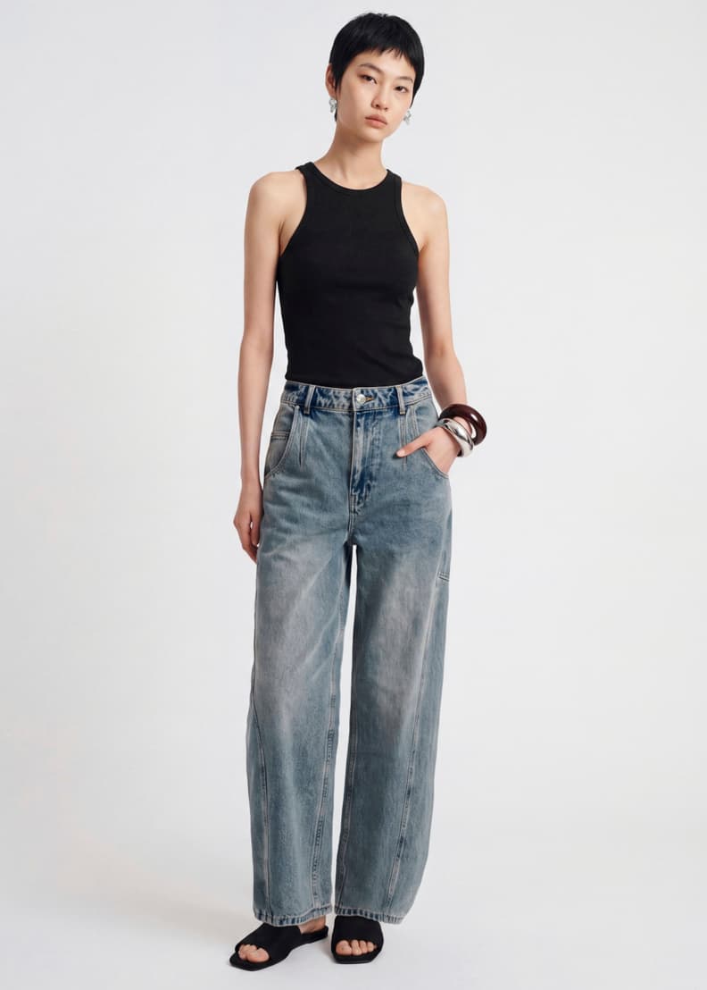 Vic Barrel Jeans