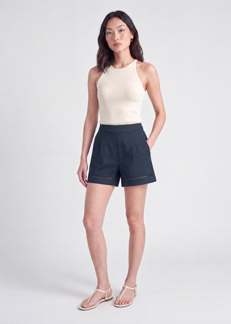 Lace Trim Shorts