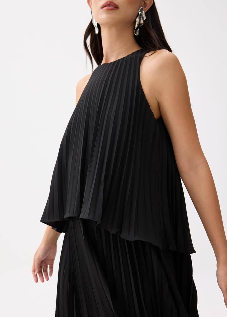 【新品】RYU KAGA Tiered shirts dress ブラック　38 RYU KAGA – tagged 