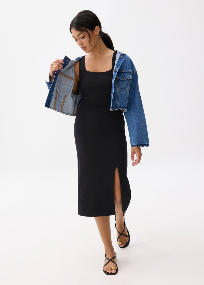 美品　完売品　SMOOTH OUT dress（BLACK）　サイズ1 SLEEVELESS CUTOUT MAXI DRESS - BLACK | COS