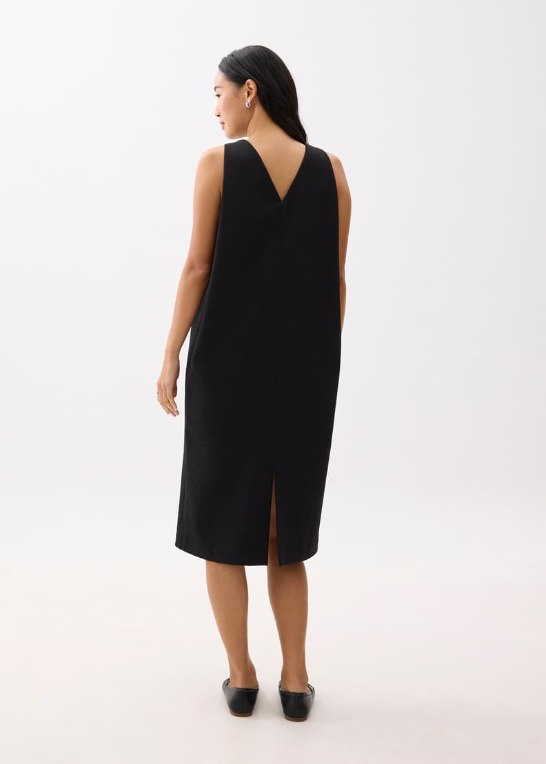 Neoprene Round Neck Shift Midaxi Dress | Love, Bonito SG