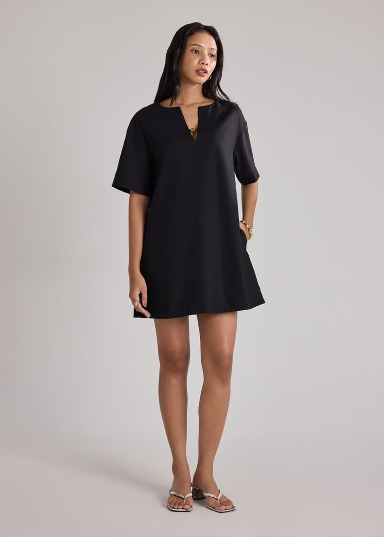 Coastal Bead Tunic Dress