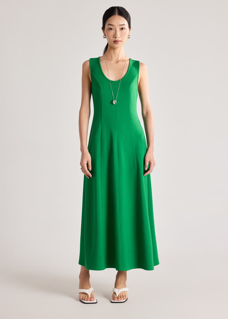Jersey Scoop Neck Dress
