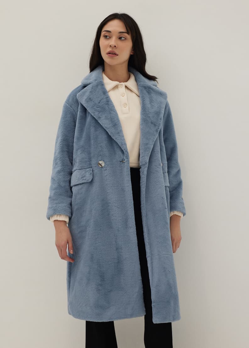 Oversized Faux Fur Coat | Love, Bonito HK