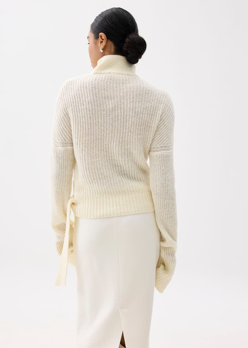 トップス RAW SUTDIO wrap neck turtle トップス RAW SUTDIO wrap neck turtle