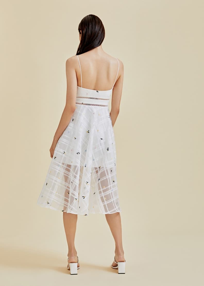 Henley Organza Midi Dress | Love, Bonito SG