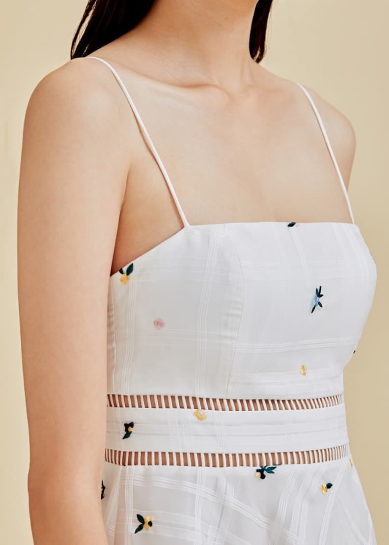 Henley Organza Midi Dress | Love, Bonito SG