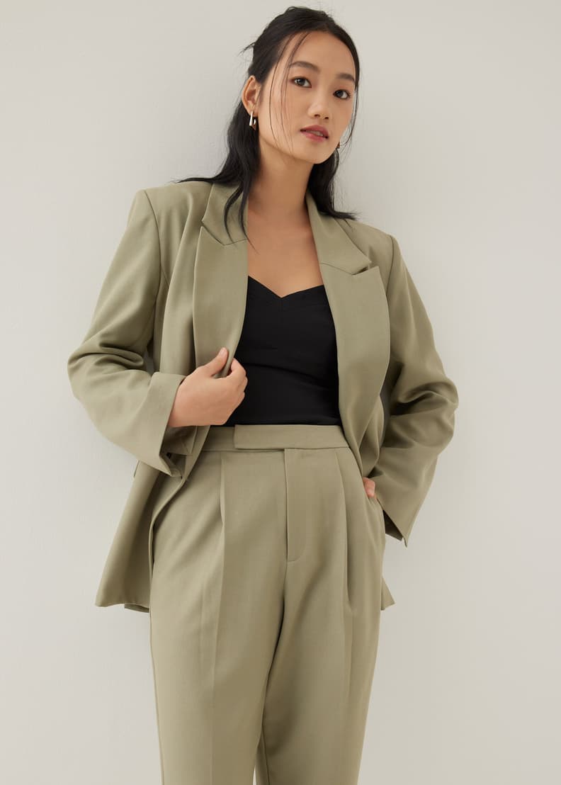 Sela Tailored Peg Leg Pants | Love, Bonito ID