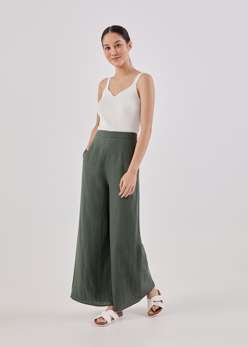 Elka Regular Palazzo Pants | Love, Bonito HK