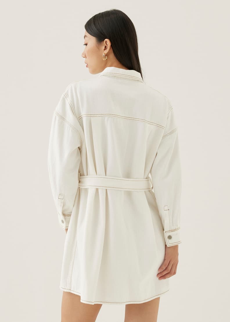 L*！様 【新品・未使用】Herlipto Dewi Shirt Mini Dr Dewi Shirt Mini Dress