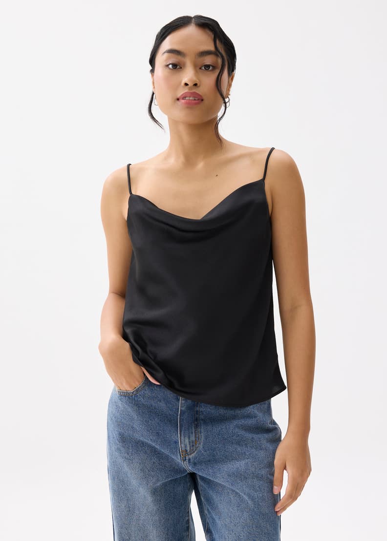 Sophia Cowl Neck Camisole Top | Love, Bonito US