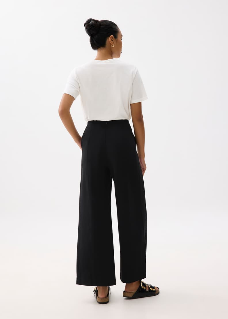 【5cm裾上げ】Nala Romantic swim pants M Mika Elastic Pleated Peg Leg Pants | Love, Bonito SG