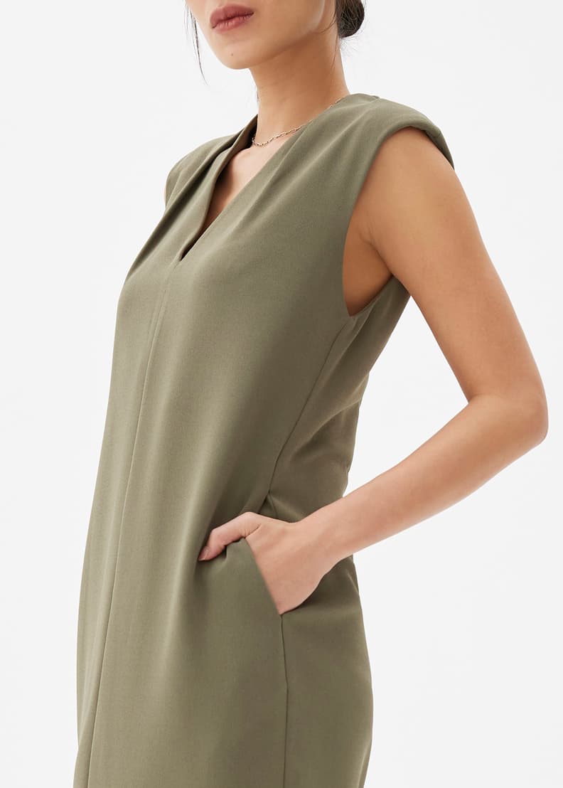 【Love Bonito】Charlotte V-neck Column Midi Dress Charlotte V-neck Column Midi Dress | Love, Bonito US