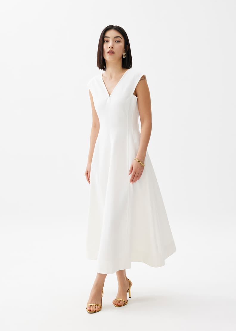 Fancy fit and flare dress shop