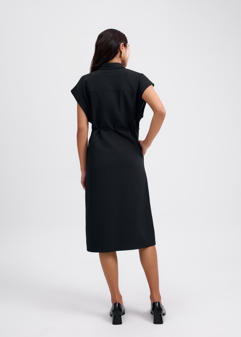 Lian Button Down Column Midaxi Dress | Love, Bonito SG