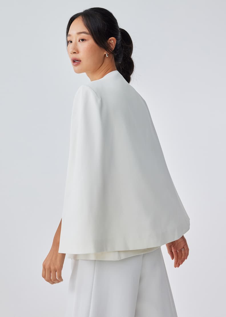 Audrey Tailored Cape Blazer | Love, Bonito ID