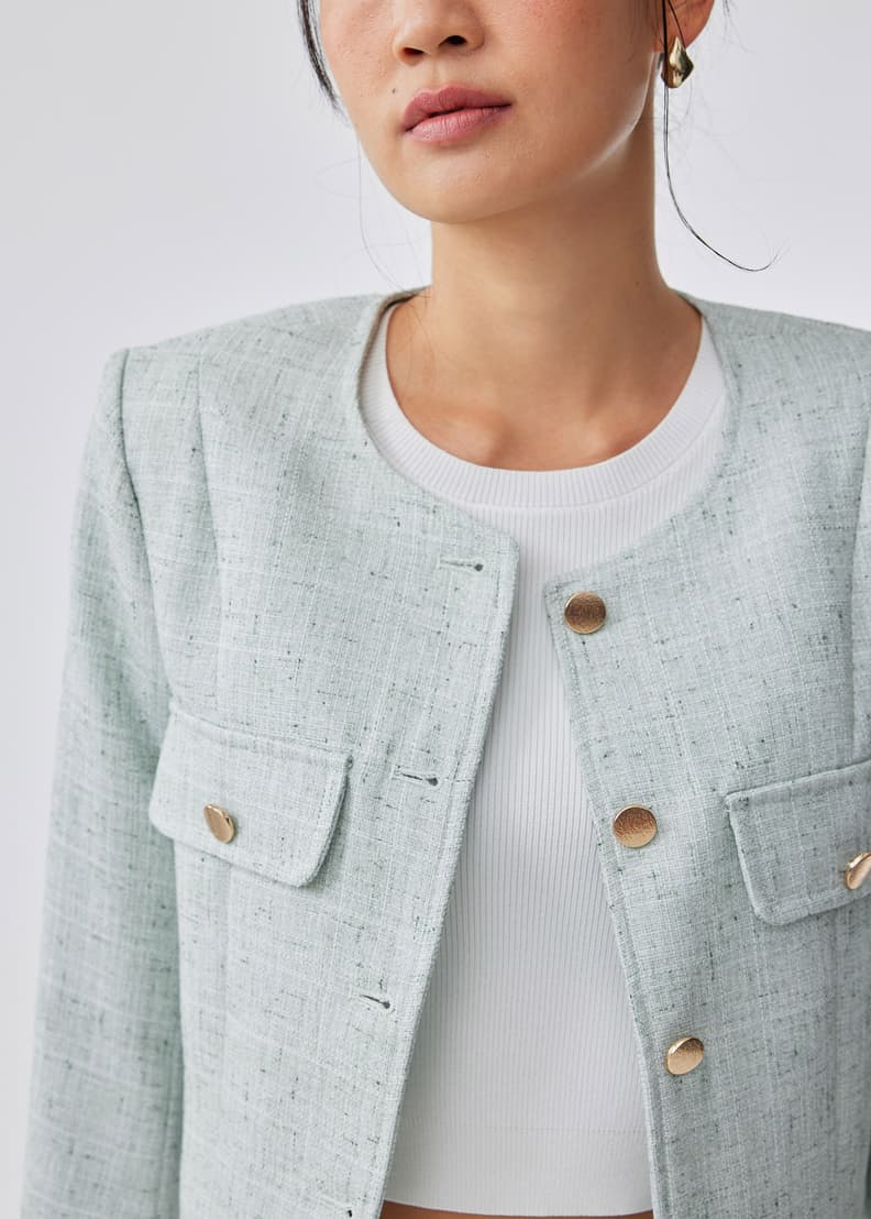 アパルトモン 新品 Original Yarn Tweed Jacket tweed-jacket-womens-