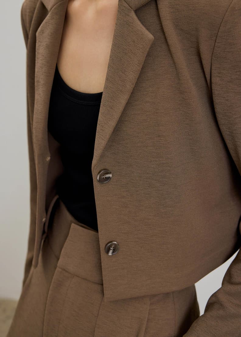 アウターその他 ALYSI Woman Blazer Brown 105811P5044 CHOCO ALYSI: Blazer woman - Brown | Alysi blazer 105811P5044