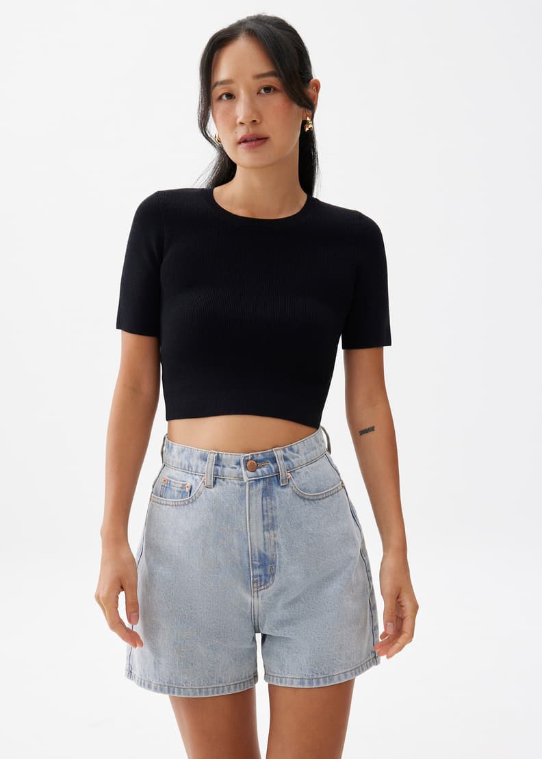 Yuki Classic Denim Shorts | Love, Bonito US