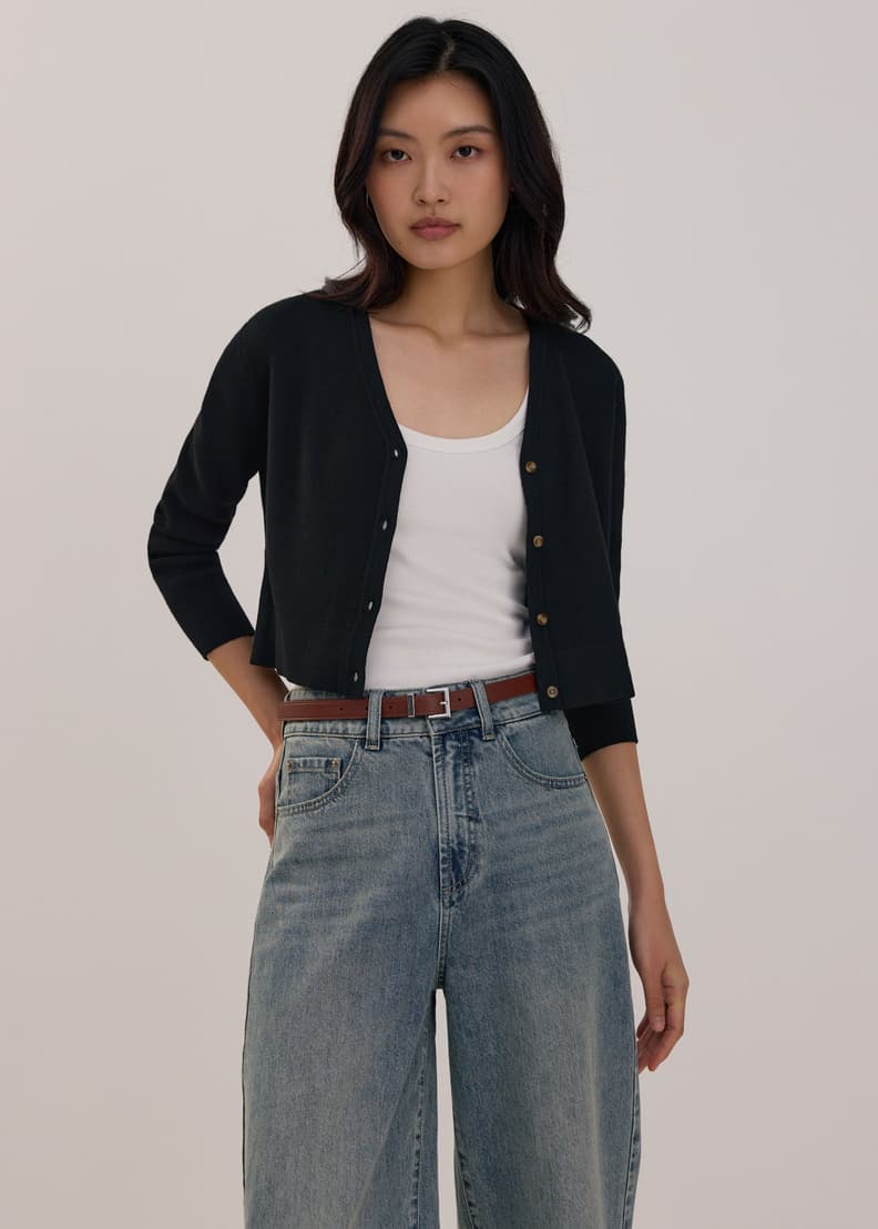 laubeblanc Cardigan×Knit Tops セット 924 B3FJ1007 CARDIGAN - TLC Casuals