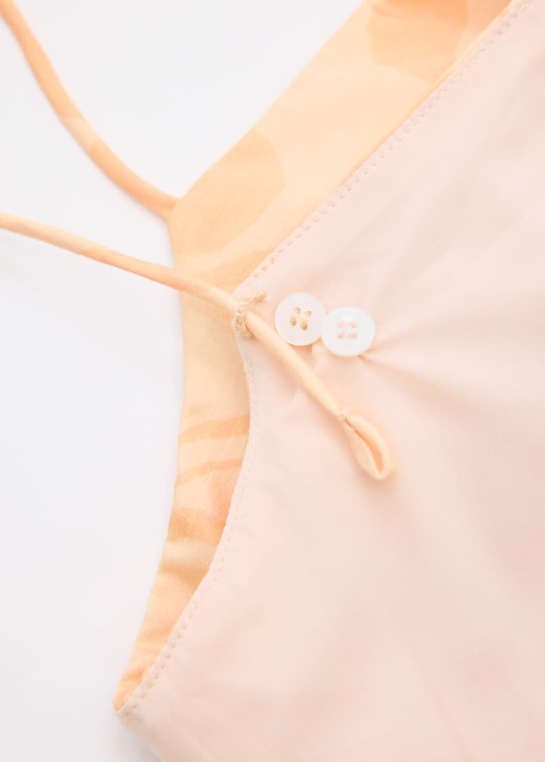 Padded Babydoll Peplum Top in Sunburst | Love, Bonito US Padded Babydoll Peplum Top in Sunburst | Love, Bonito US
