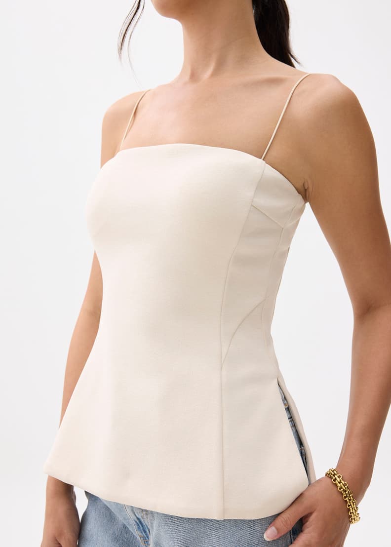 Padded Straight Neck Tube Top | Love, Bonito US