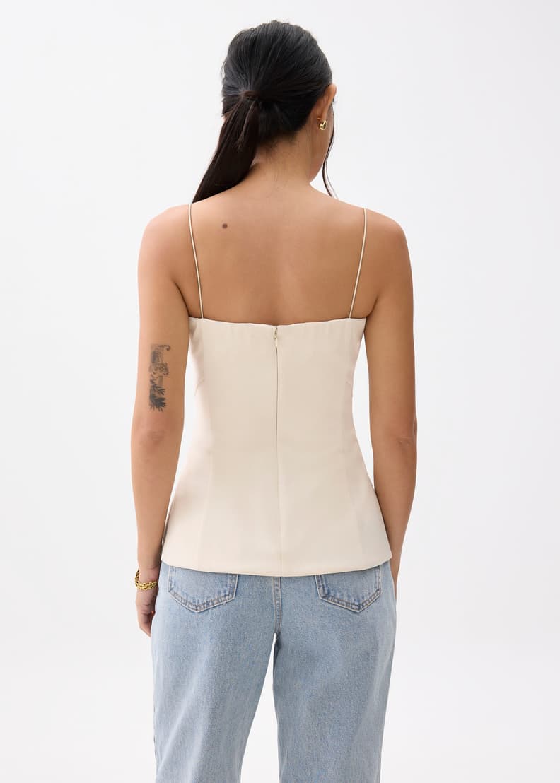 Padded Straight Neck Tube Top | Love, Bonito US