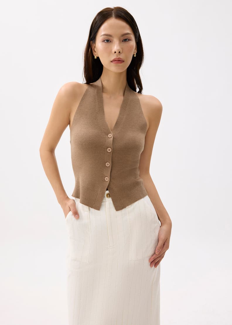 24時間お値下げ HALTER NECK CUP IN TOPS
