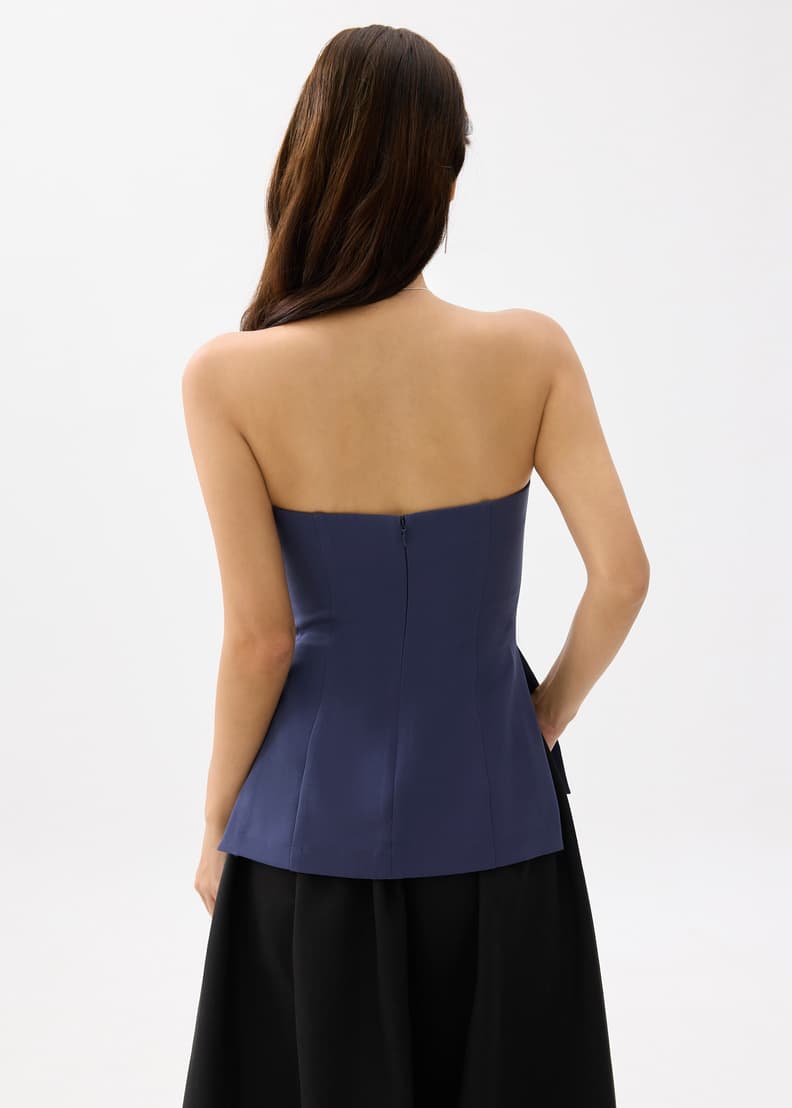 Padded Fitted Straight Neck Tube Top | Love, Bonito INTL