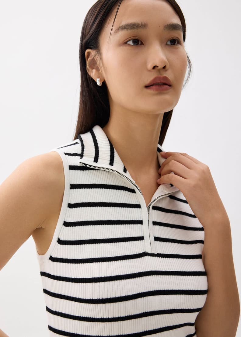 collared knit tops melt the lady