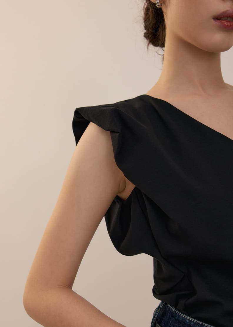 Jersey V-neck Top | Love, Bonito INTL