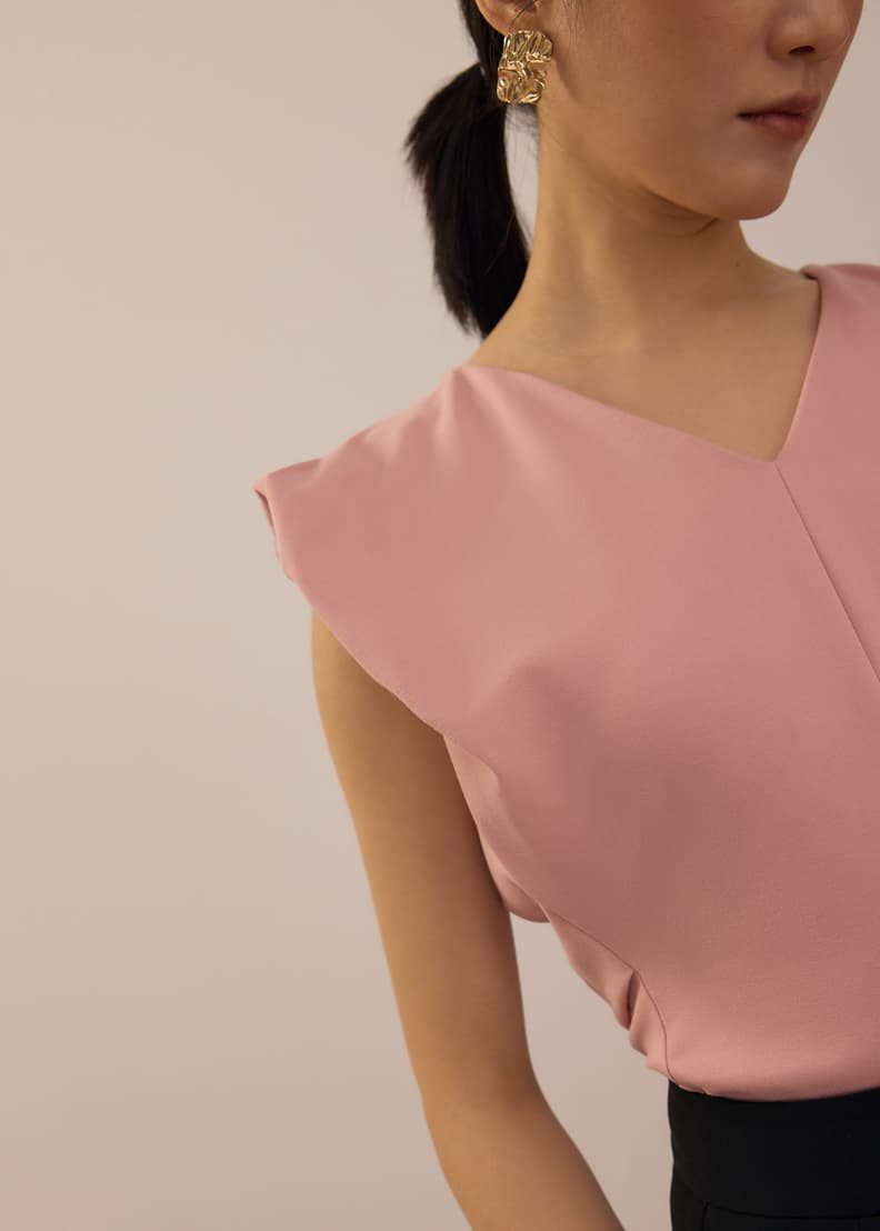 通販 V-neck Jersey Top US Bonito Love, | トップス