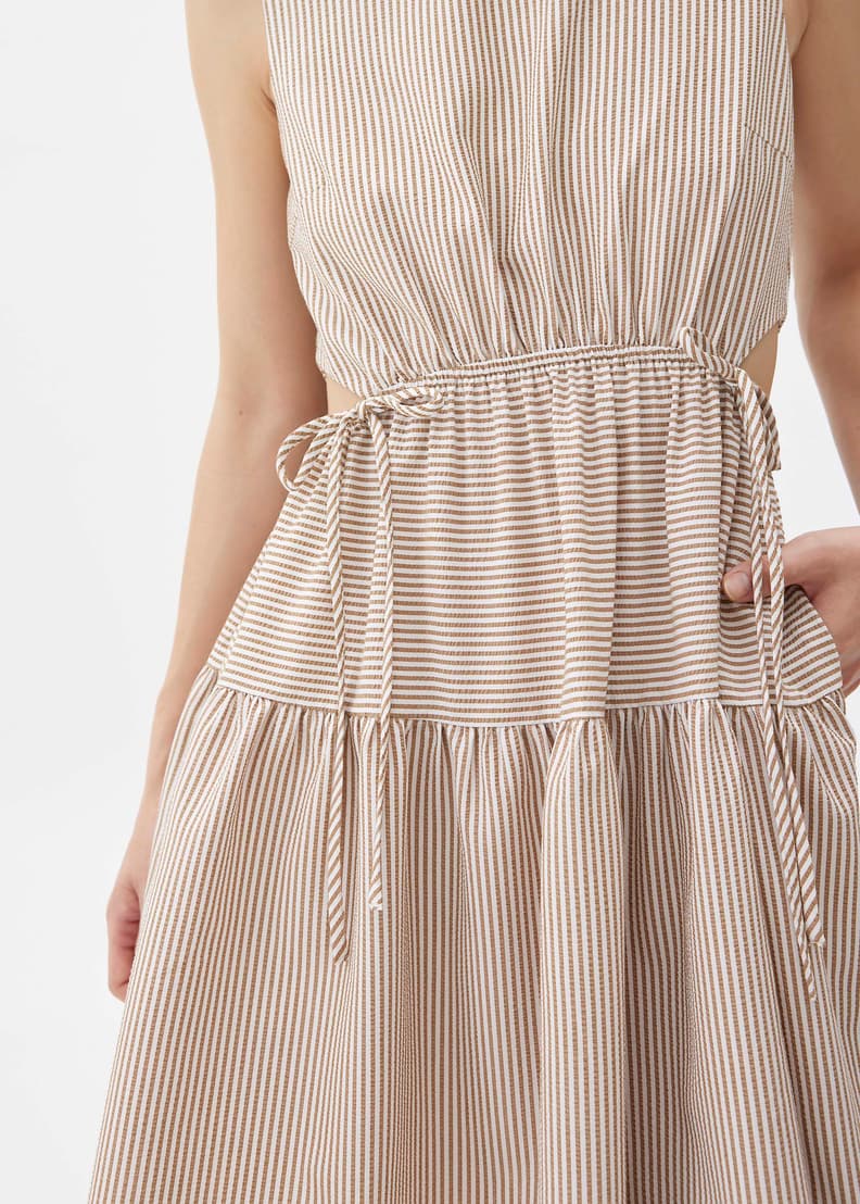 Striped Fit & Flare Mini Dress | Love, Bonito INTL