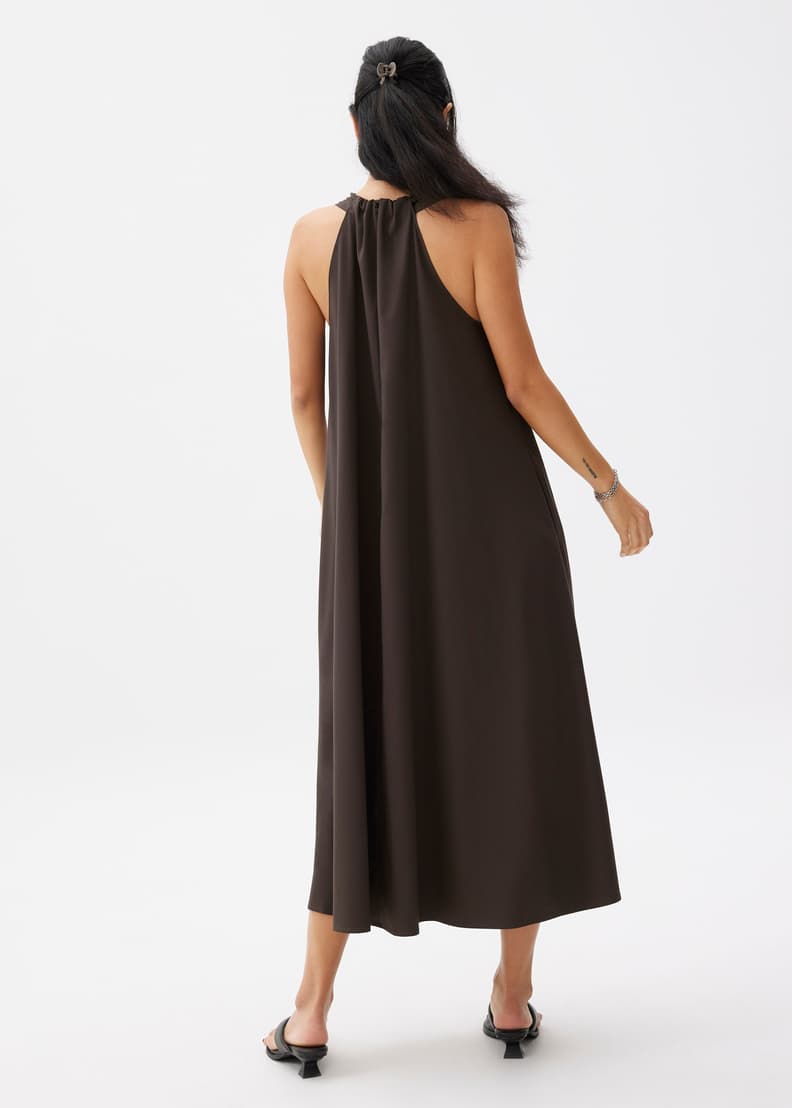 V-neck Trapeze Midaxi Dress | Love, Bonito SG