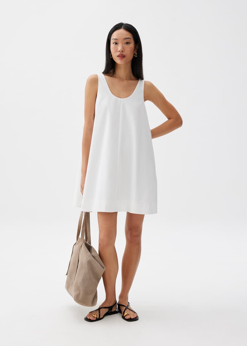 Linen Mini Dress - White - Mini dresses - & Other Stories