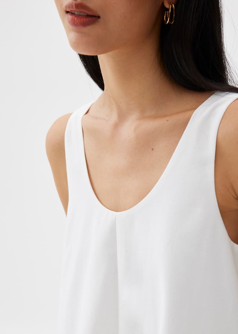 Linen Swing Mini Dress | Love, Bonito US