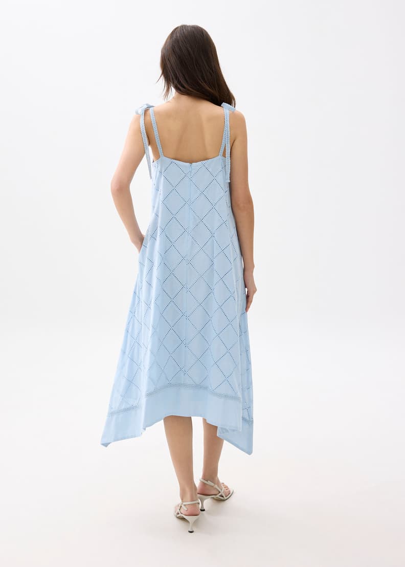 Broderie Trapeze Maxi Dress | Love, Bonito US