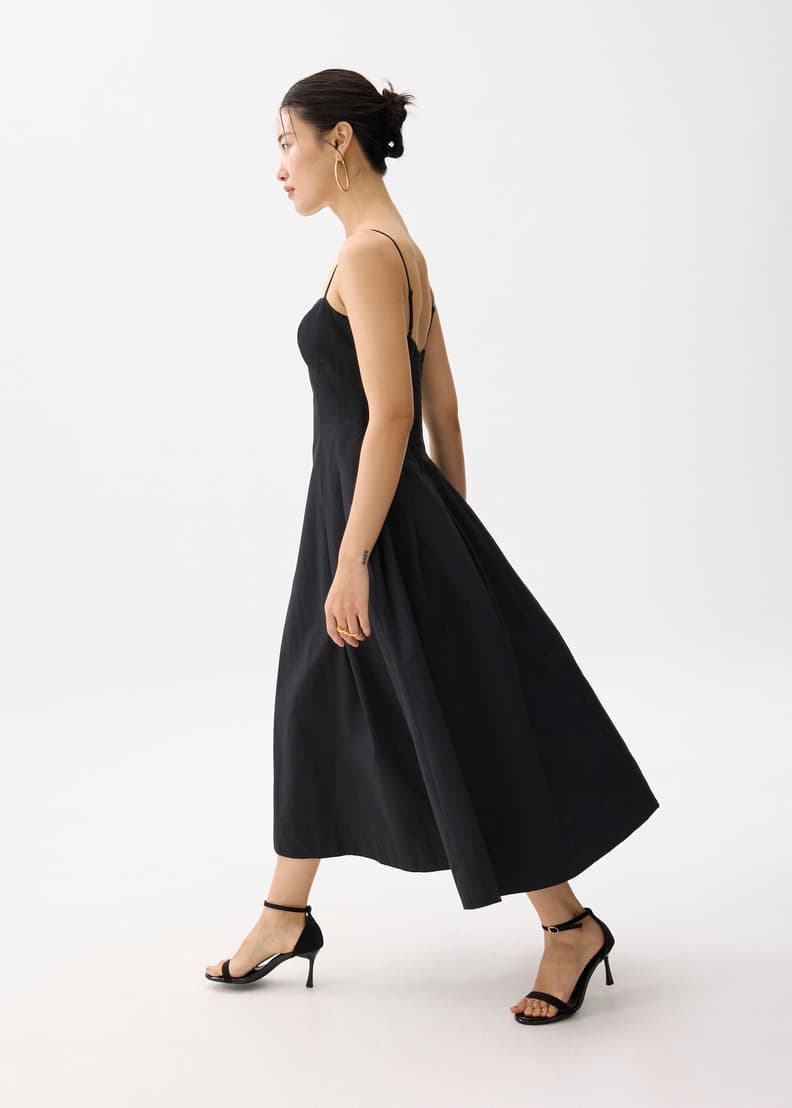 Padded Bustier Fit & Flare Midi Dress | Love, Bonito HK