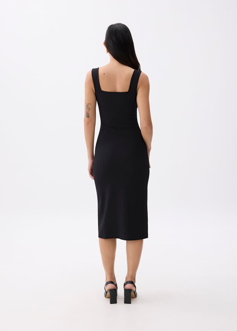 RANDEBOO natural square dress ブラック WB_CC_CL132220002-