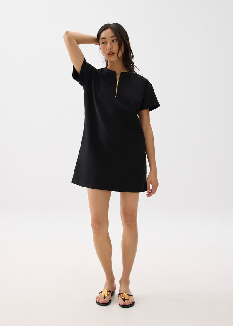 【新品未使用】Paddington Mini Dress Round Neck Front Zip Mini Dress | Love, Bonito ID