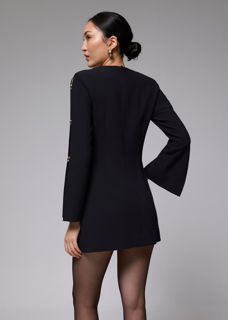 Bell Sleeve Shift Mini Dress | Love, Bonito US