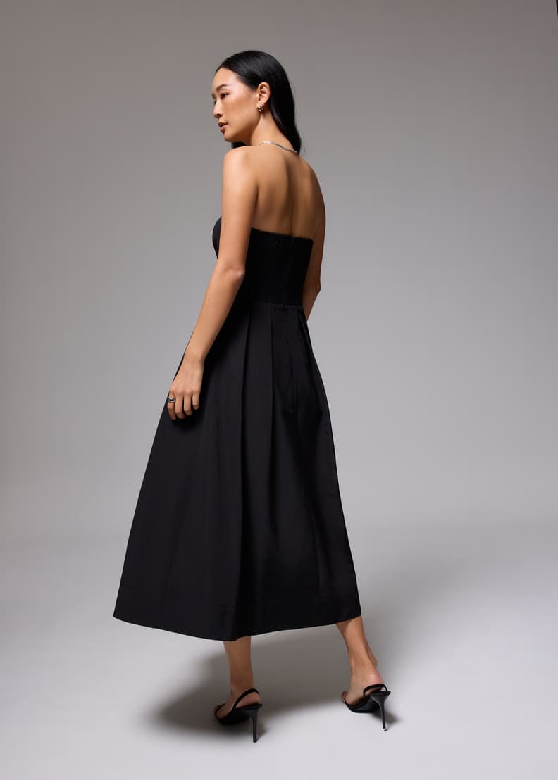 Fit & Flare Tube Midaxi Dress | Love, Bonito US
