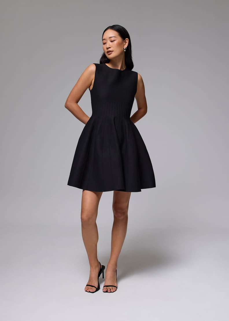 Knit Fit & Flare Mini Dress | Love, Bonito US