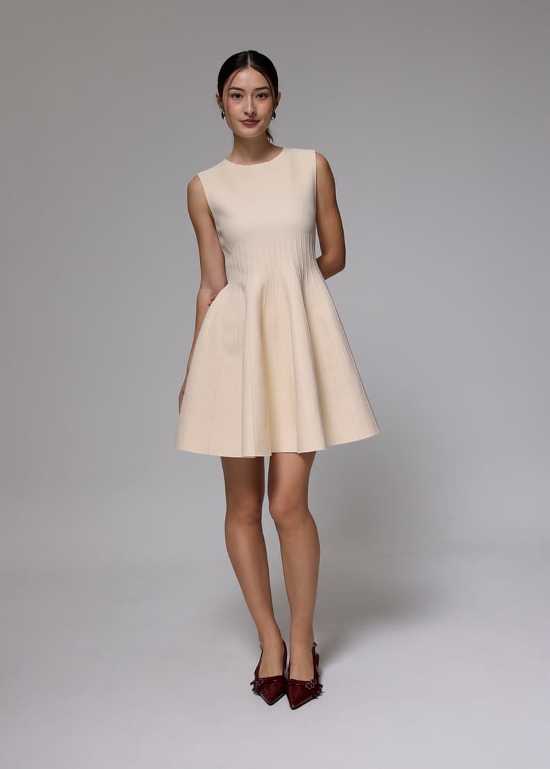Knit Fit & Flare Mini Dress | Love, Bonito INTL