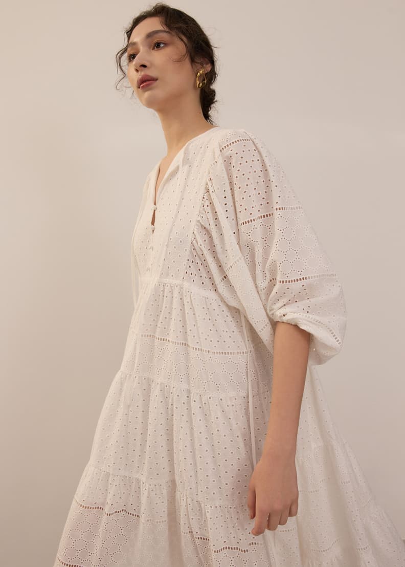 ♥️momo♥️Puff Sleeve Cable Knit Dress Aria Cable-Knit Dress | GUESS Factory