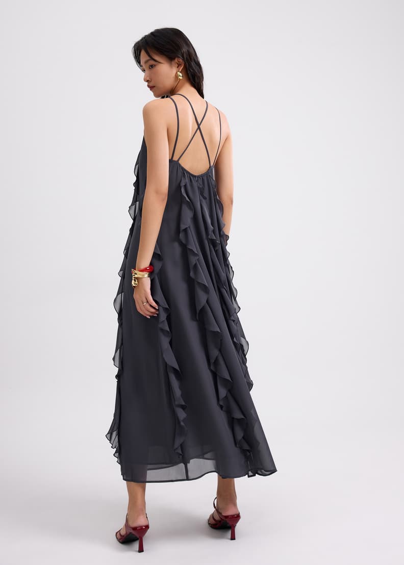 Riu ♡ Frill bolero pleats dress Riu Frill bolero pleats dress