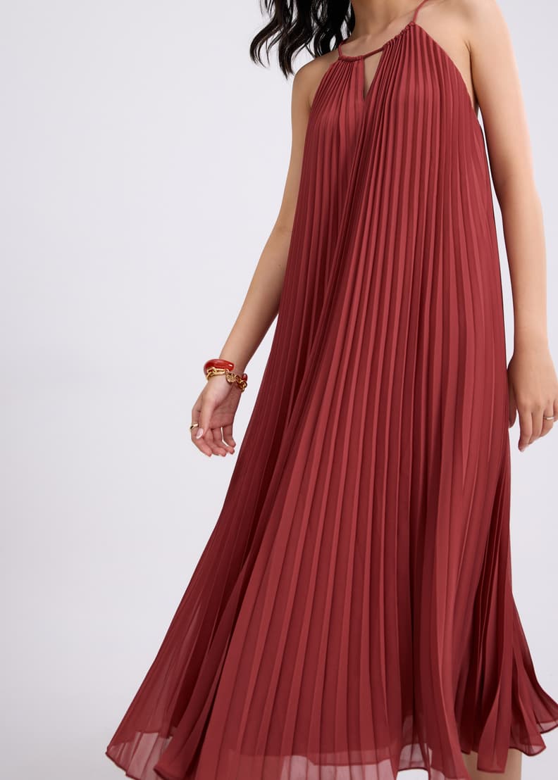 Riu ♡ Frill bolero pleats dress Riu Frill bolero pleats dress